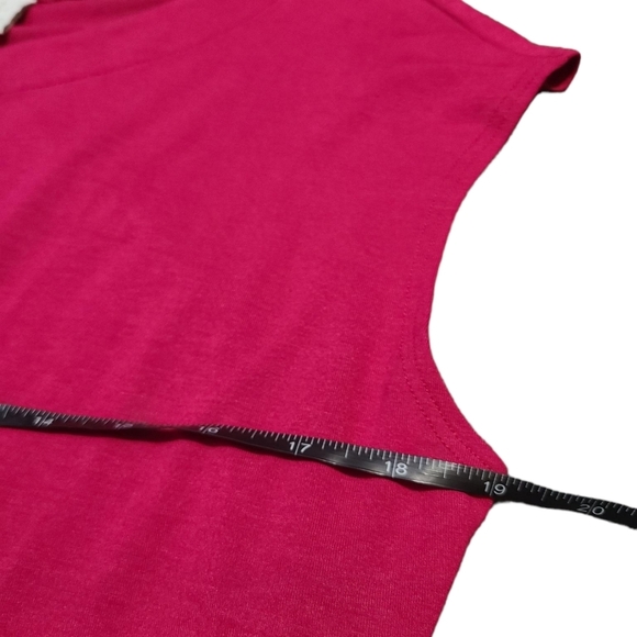 CHICO'S hot pink muumuu dress 8 - Picture 5 of 7